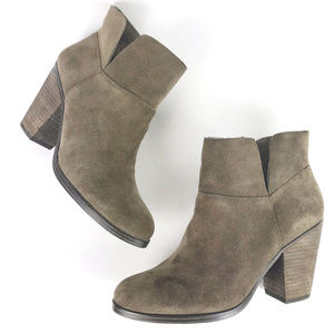 Vince Camuto Suede Helyn Heel Ankle Booties